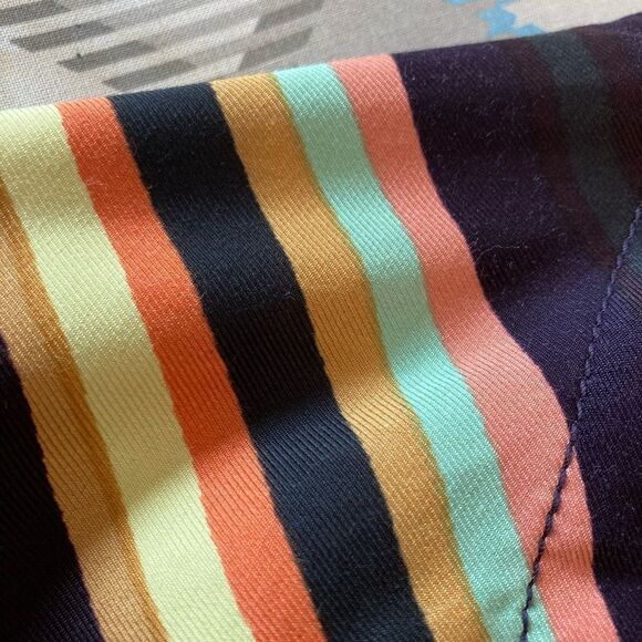 Anthropologie NWOT fabulous chevron print dress w/cut out elastic back & pockets - Picture 12 of 15